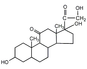 四氢可的松结构式